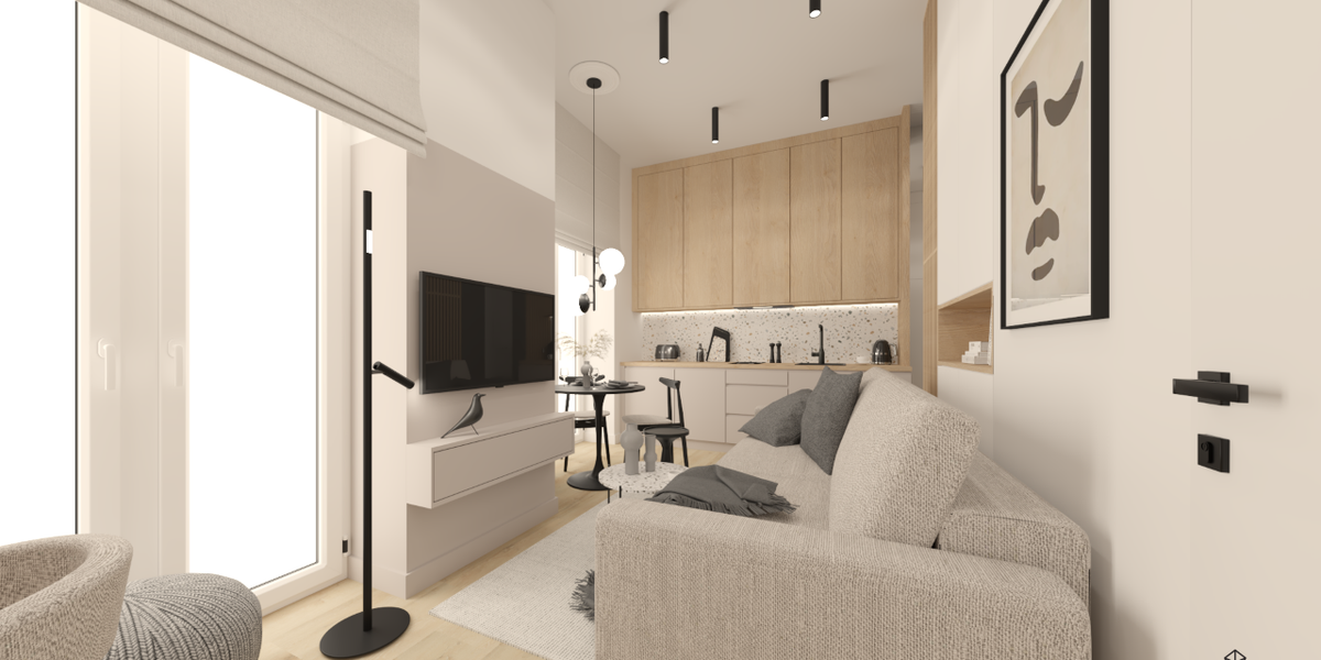 Mikrokawalerka. Jak zmieścić się w 20 m kw.? Zobacz aranżacje Dom