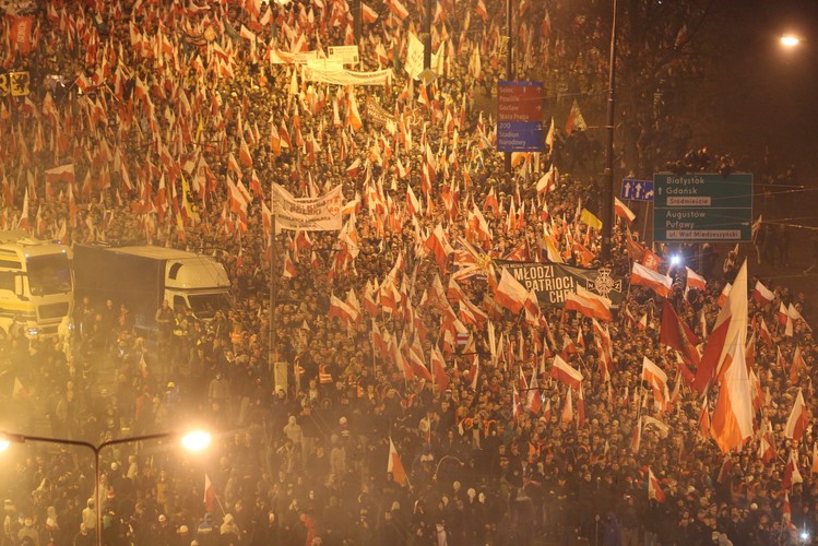 Marsz Niepodległości w Warszawie