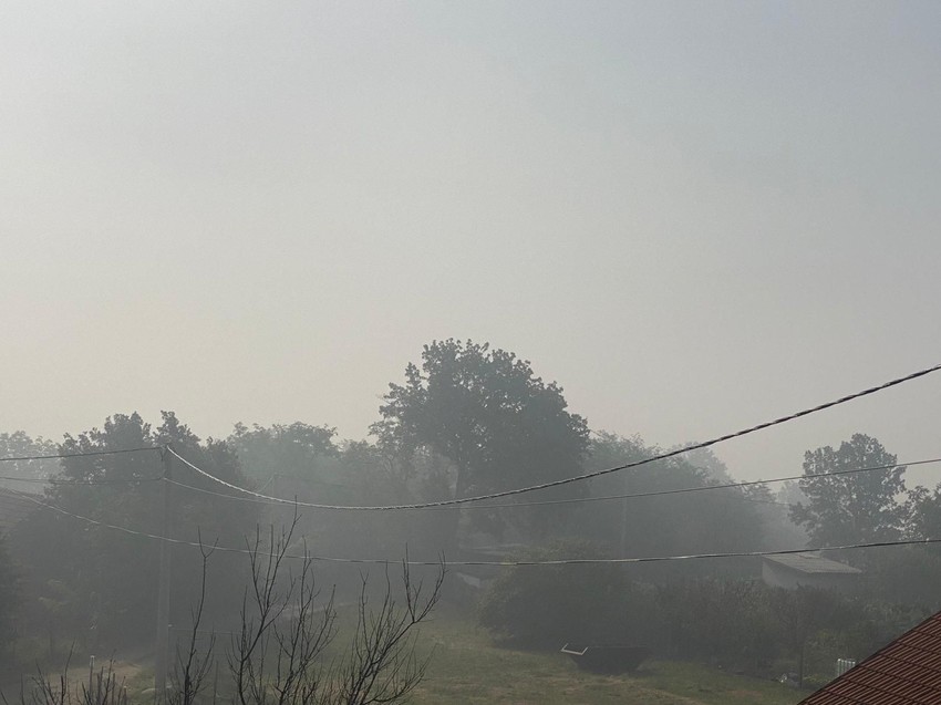 Dim se i jutros širi Negotinom
