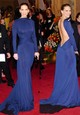 2005 – Hilary Swank a Millió dolláros bébi című filmben nyújtott alakításáért kapta az Oscar-díjat. Guy Laroche ruhájának szépsége a részletekben rejlett, melynek merészen mélyen dekoltált háta volt. A fényűző, sötétkék ruha akkoriban érthetetlen módon egyszerűnek hatott. Ma azonban ez a darab a csendes luxus vörös szőnyeges megjelenésének alfája és ómegája.