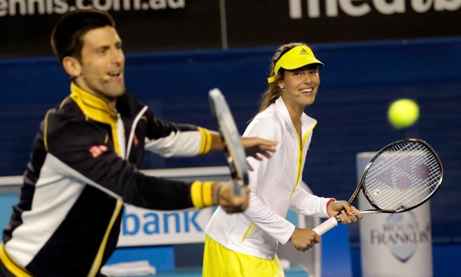 Ana Ivanović i Novak Đoković
