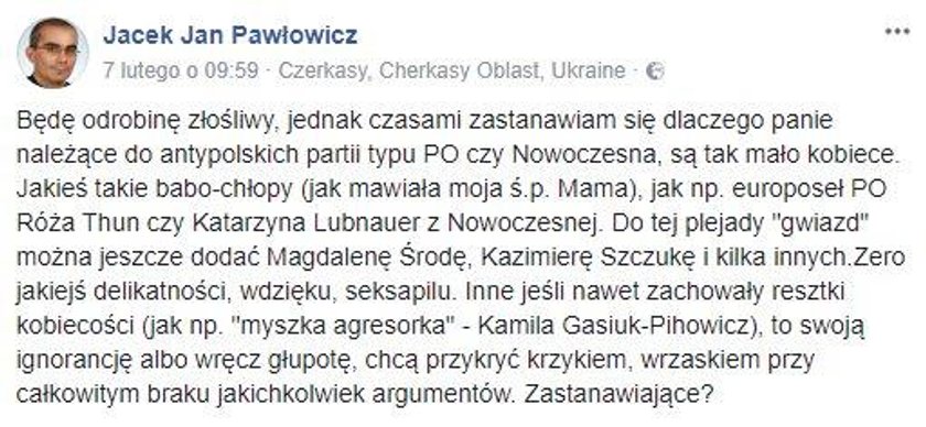 Obrzydliwy komentarz polskiego księdza. Mówi o seksapilu posłanek