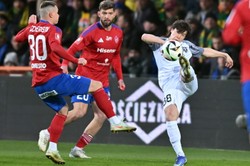 Sensacja w Niepołomicach! Raków już był w ogródku, już witał się z gąską