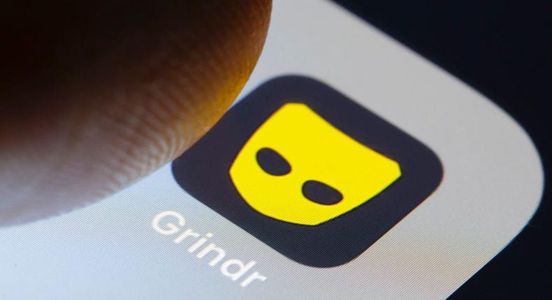 In this photo illustration, the app of Grindr is displayed on a smartphone on February 26, 2018, in Berlin.Thomas Trutschel/Photothek via Getty Images