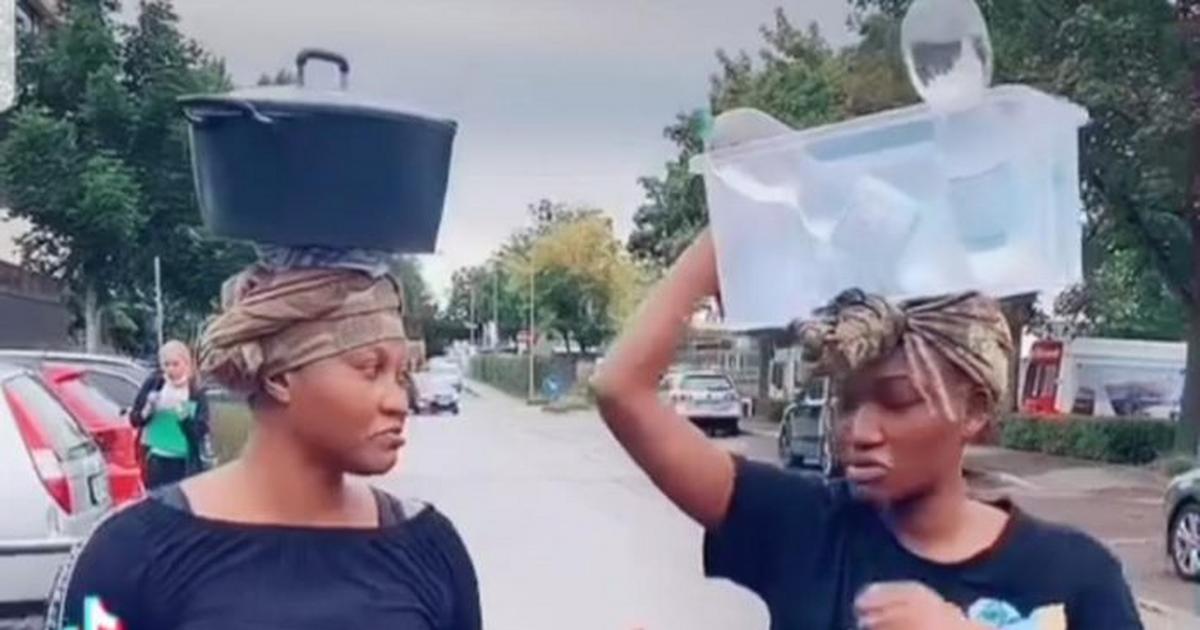 Wendy Shay and mother turn street hawkers in Germany because of her 'Heat' track (WATCH)