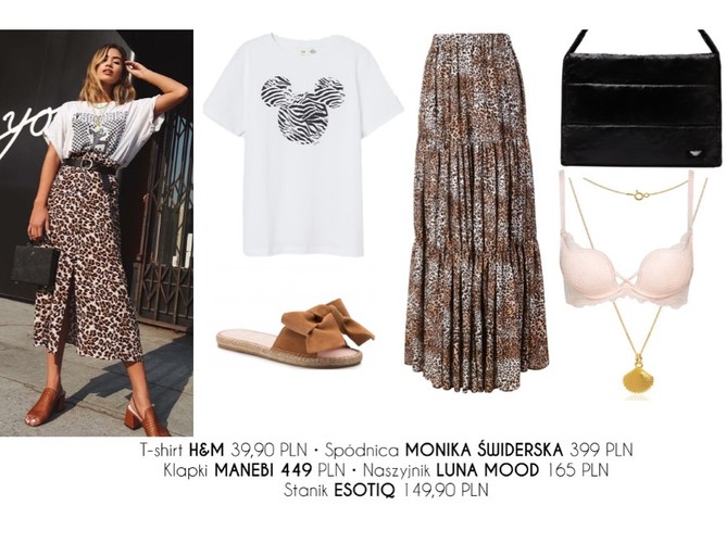 STYLIZACJE z ubraniami w zwierzęce wzory