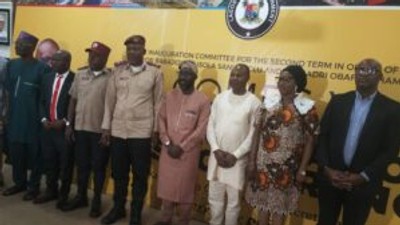 Group photograph of some personalities at the event (NAN)