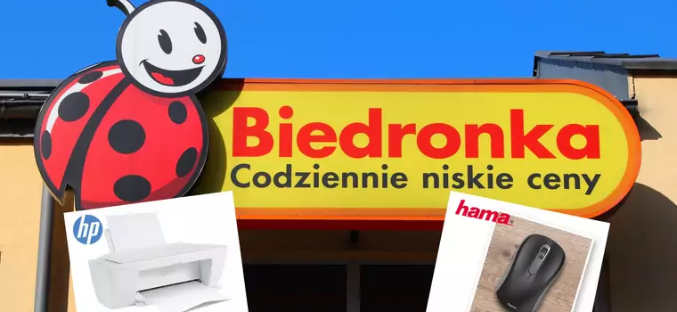 Nowa promocja na elektronikę w Biedronce - kupimy m.in. drukarkę, mysz bezprzewodową i ładowarki