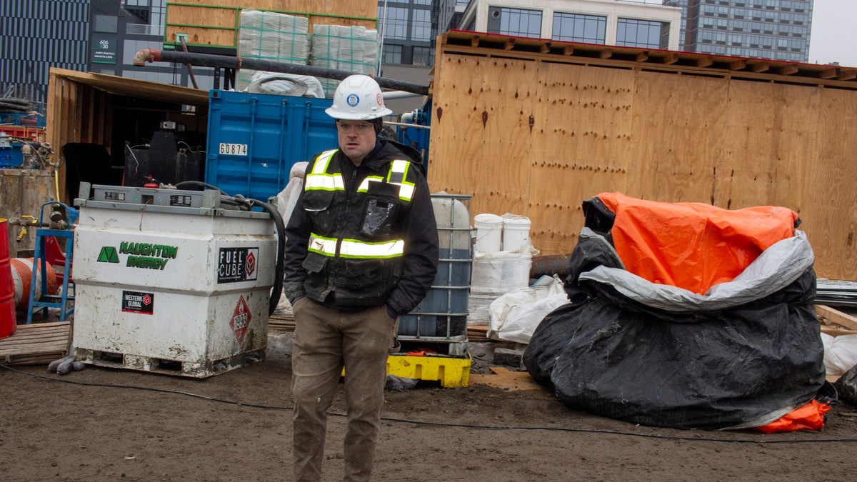 Radnik u Americi - ilustracija