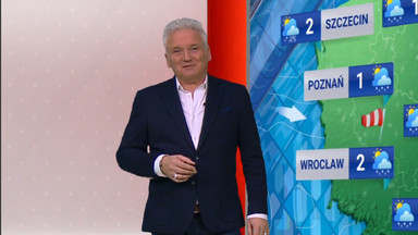 Jarosław Kret w prognozie pogody w TVP Info. "Po długim czasie »wielkiej smuty«"