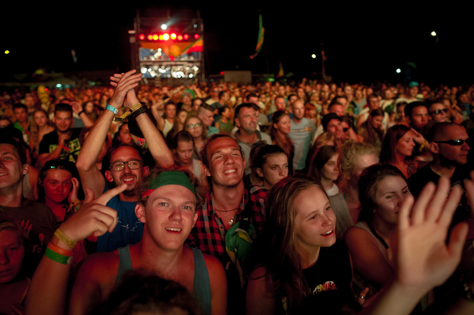 Ostróda Reggae Festival: publiczność na festiwalu