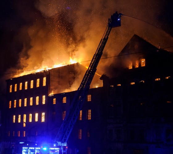 Pożar młynu Szancera