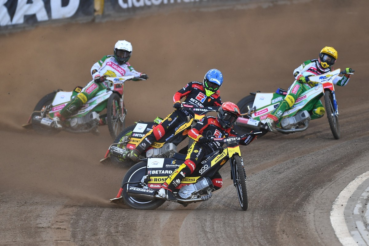 Leon Madsen, Tai Woffinden, Kacper Woryna i Artiom Łaguta