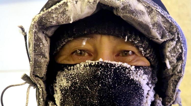 Fogvicsorgató hideg Jakutszban