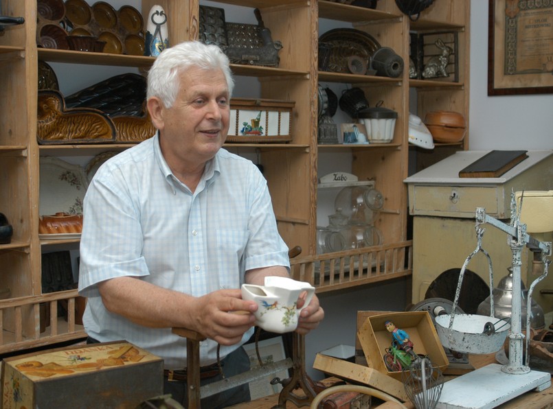 Piotr Mankiewicz, twórca i właściciel oryginalnego muzeum