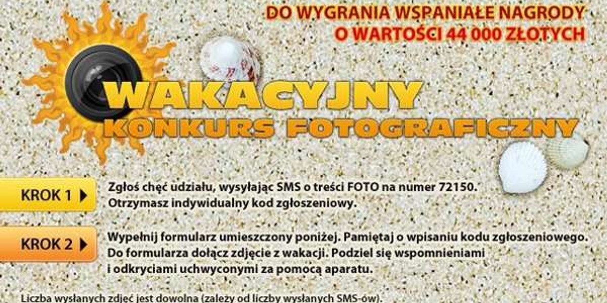 Wakacyjny Konkurs Fotograficzny - nagrody już czekają