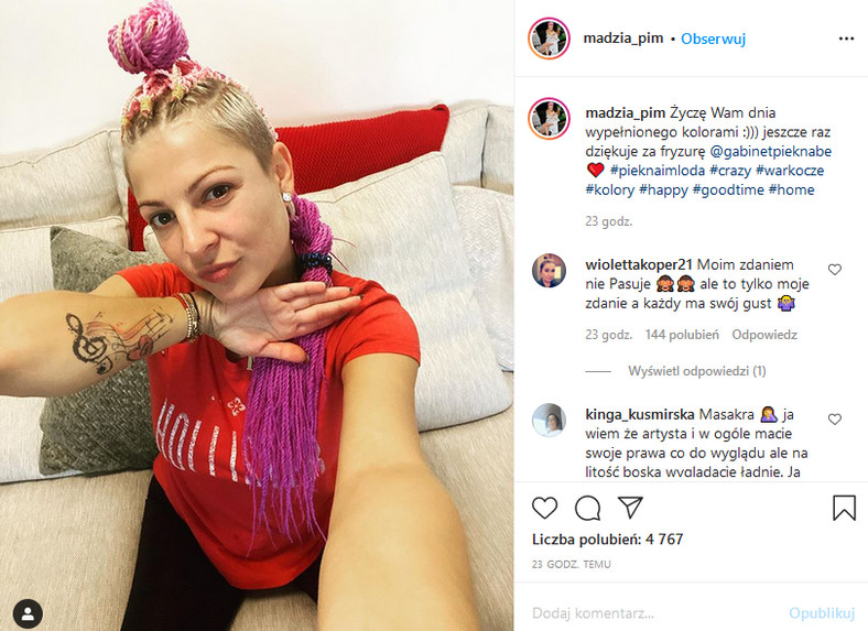 Magda Narożny ma nową fryzurę