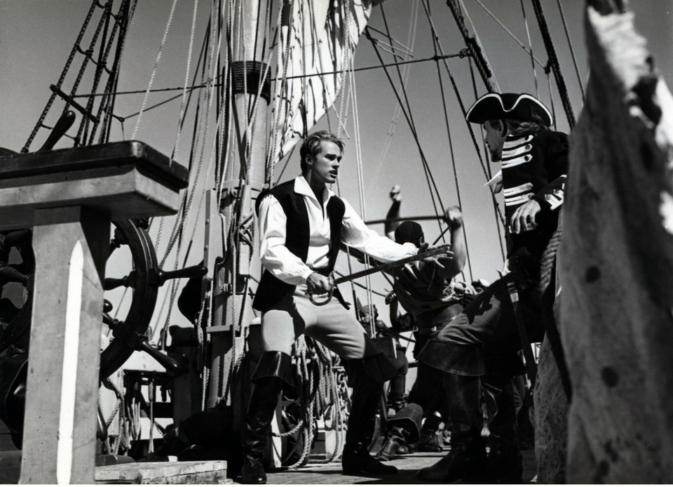 Sean Flynn w filmie "Syn kapitana Blooda" (1962)