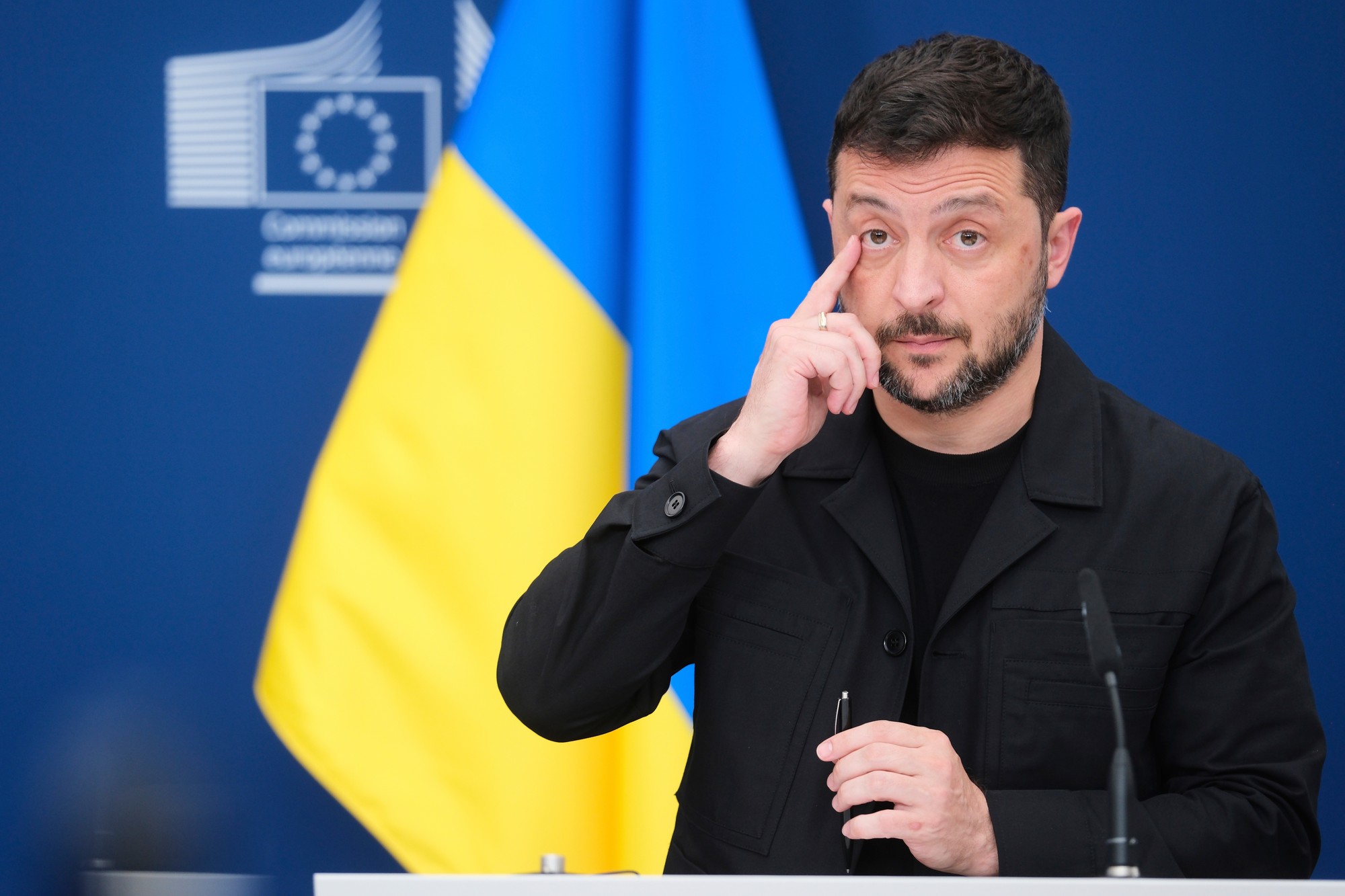 Ukrajinský prezident Volodymyr Zelenskyj.