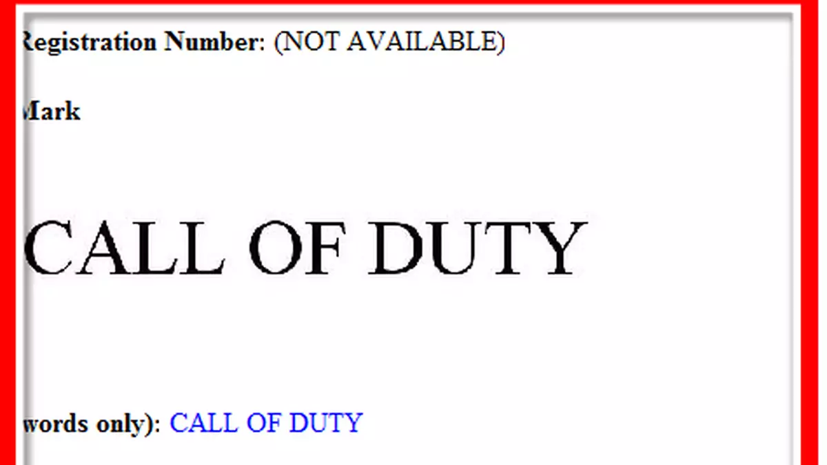 Będzie film Call of Duty