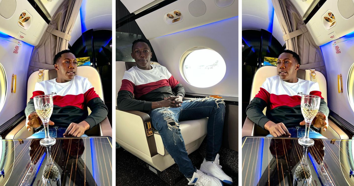 Kaiyz contemplates FDC drama in glamorous private jet Pulse Uganda