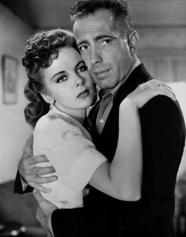 Ida Lupino i Humphrey Bogart w filmie "High Sierra", 1941 r.