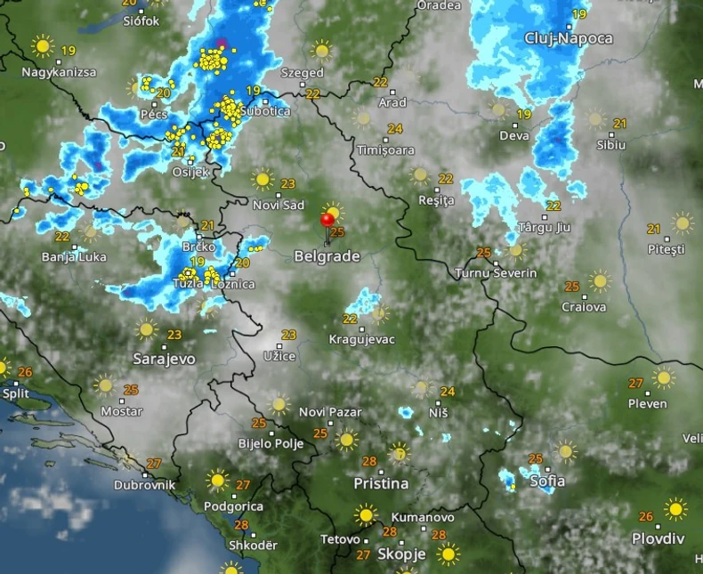 Nevreme ulazi u Srbiju u 17h