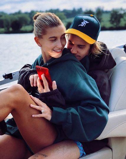 Justin Bieber and his wife, Hailey Baldwin [Instagram/HaileyBieber] 