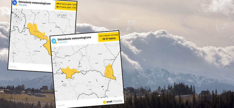 Ostrzeżenia IMGW przed groźną pogodą. W część Polski uderzy silny wiatr [MAPY]