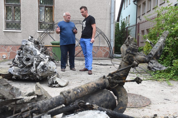 Samolot z czasów wojny odnaleziony na dnie Bzury