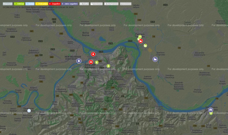 Crveni alarma zagađenja u Beogradu