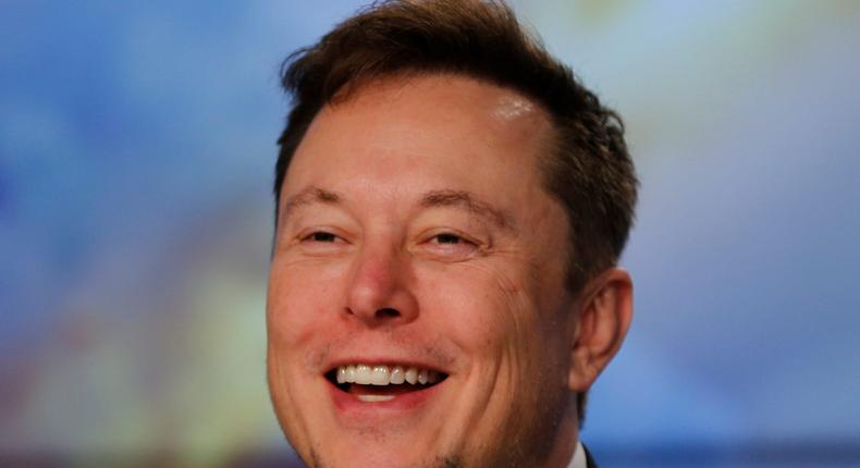 SpaceX founder and chief engineer Elon Musk speaks at a post-launch news conference to discuss the  SpaceX Crew Dragon astronaut capsule in-flight abort test at the Kennedy Space Center.