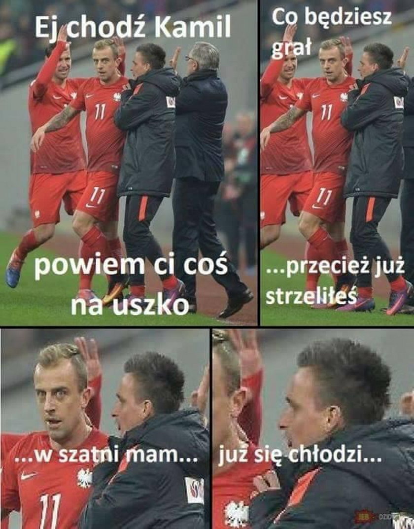 Memy po meczu Polska Czarnogóra