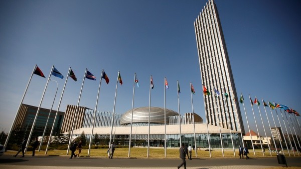 African Union headquarters in the Ethiopian capital Addis Ababa