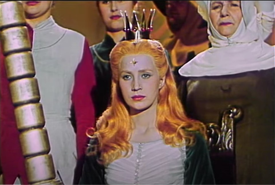 Princezná so zlatou hviezdou.