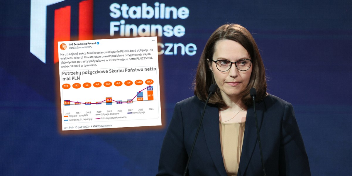 Szefowa Ministerstwa Finansów Magdalena Rzeczkowska.