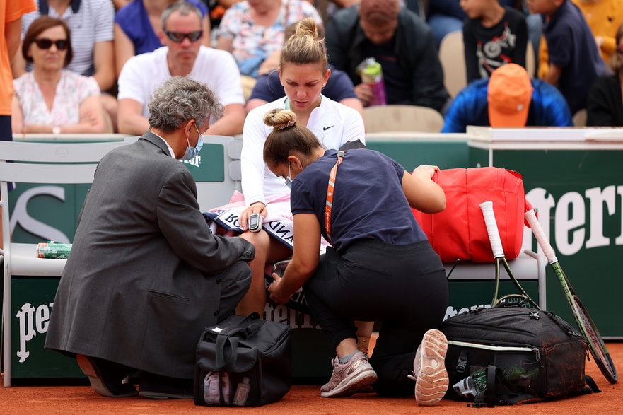 Simona Halep źle poczuła się podczas meczu