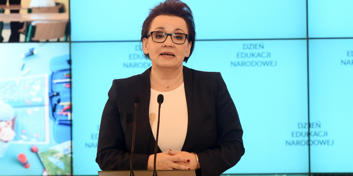 Minister edukacji Anna Zalewska