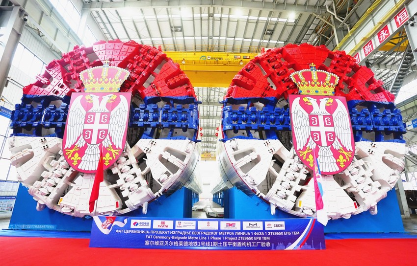 Ovako izgledaju krtice koje će kopati za beogradski metro