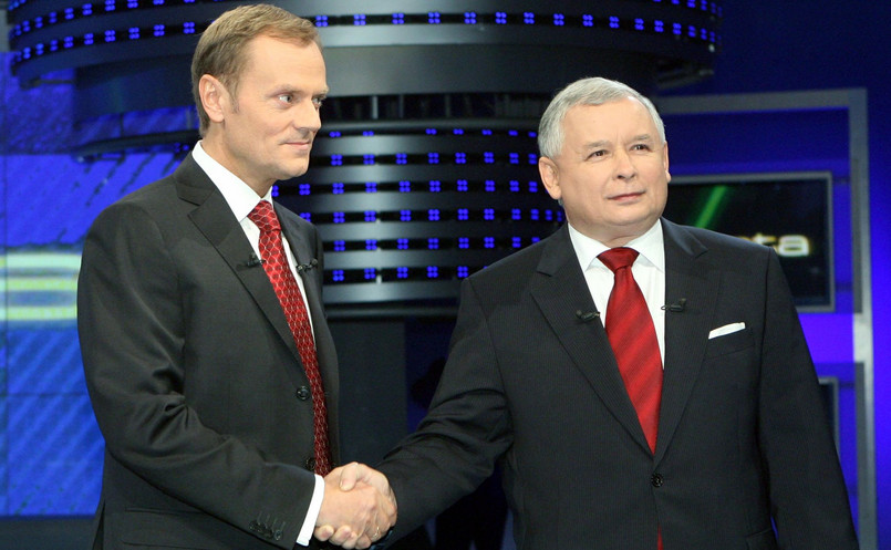 Donald Tusk i Jarosław Kaczyński