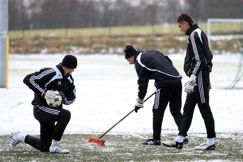 Legia na śniegu