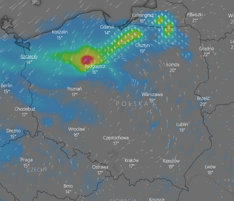 Boże Ciało - pogoda o godz. 7