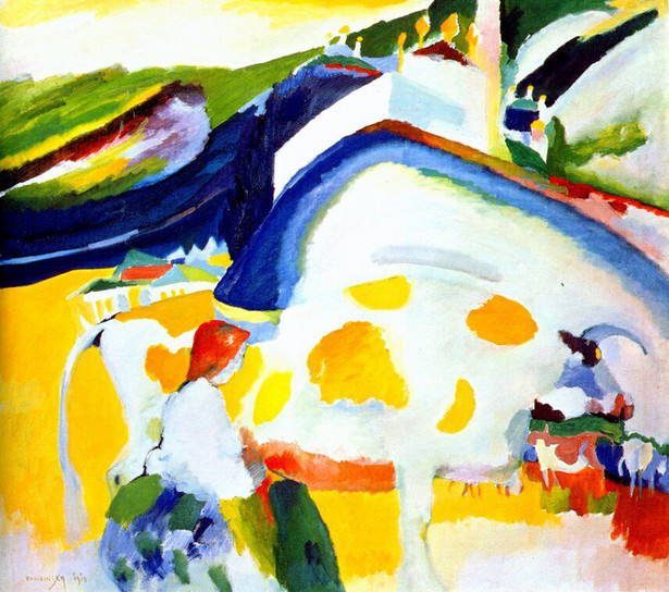 Wasilij Wasiljewicz Kandinski "Krowa" (1910)