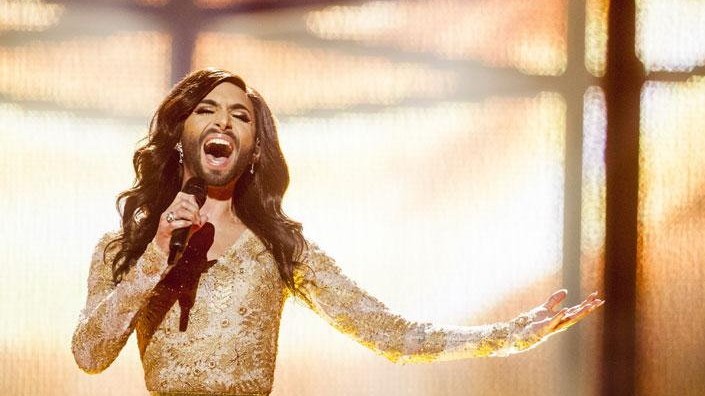 Conchita Wurst, a tavalyi győztes/Fotó: AFP