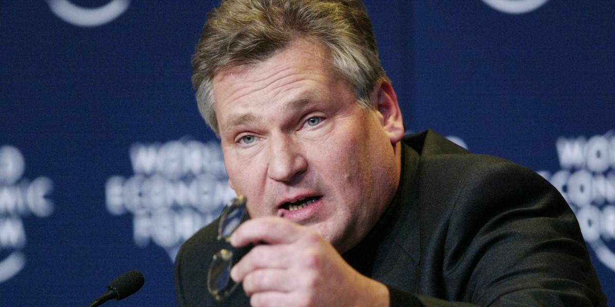 Kwaśniewski w Davos.