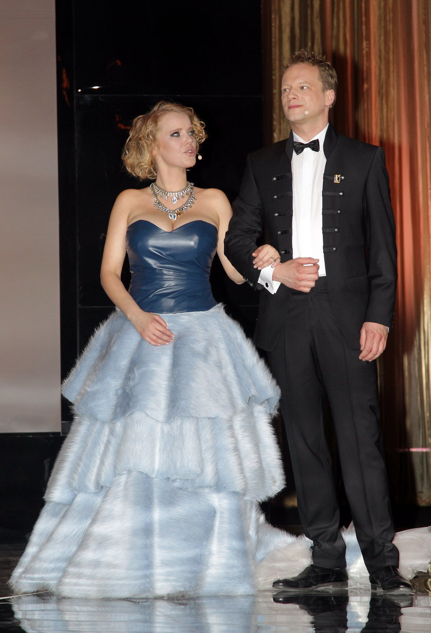 Joanna Kulig i Maciej Stuhr na gali rozdania Orłów 2014