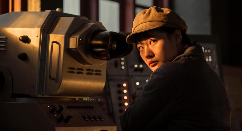 Zine Tseng as Ye Wenjie in 3 Body Problem.Ed Miller/Netflix