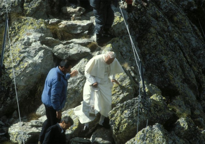 Papież Jan Paweł II. fot. FOTO ALDO LIVERANI /Newspix.pl