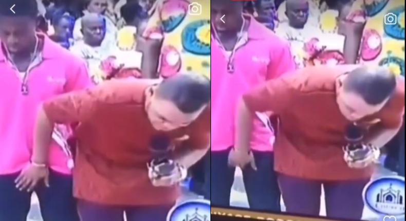 Pastor Obinim rubs hand on man’s genitals in church to restore potency