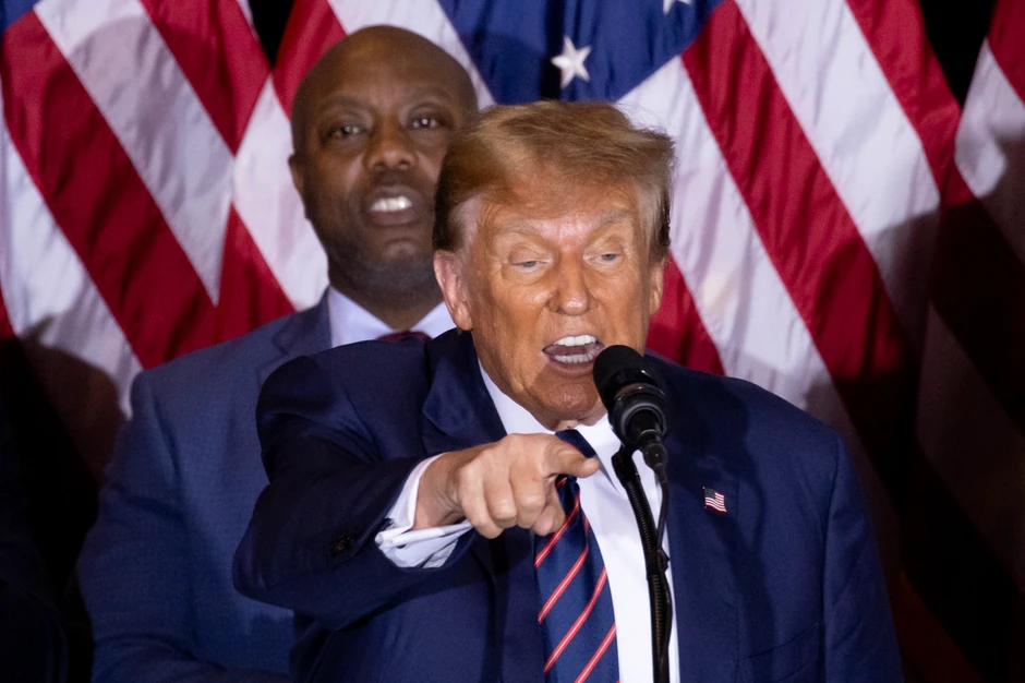 Donald Tramp posle pobede u Nju Hempširu